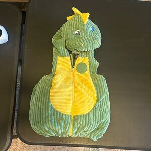 Green and Yellow Dinosaur Costume